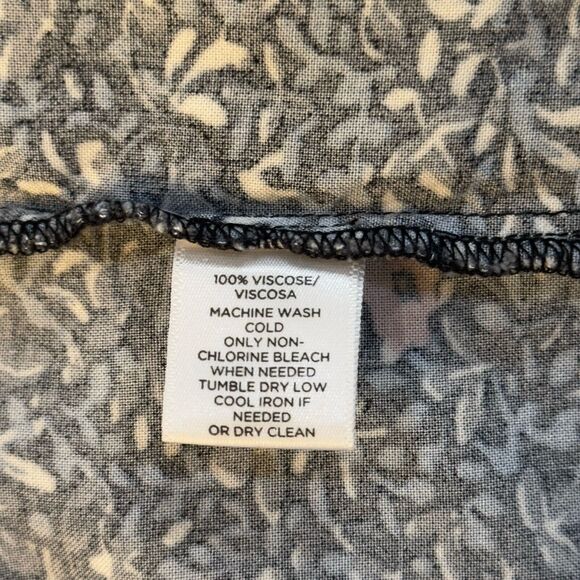 Loft Floral Boho 3/4‎ Sleeve Summer Spring Casual Cottagecore Dress Size XXL - Picture 12 of 13